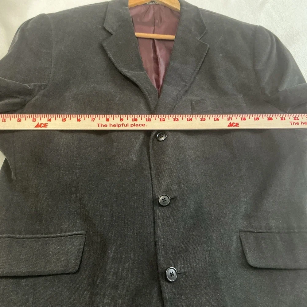 J Ferrar Dark gray men’s corduroy Blazer 42/44 L